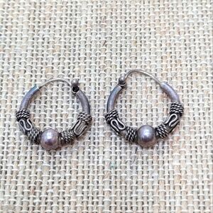 STERLING SILVER | Dime Sized Hoops